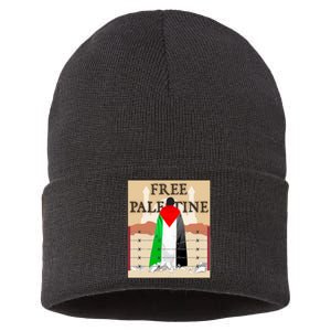 Free Palestine Sustainable Knit Beanie