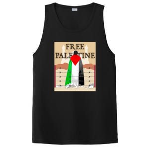 Free Palestine PosiCharge Competitor Tank