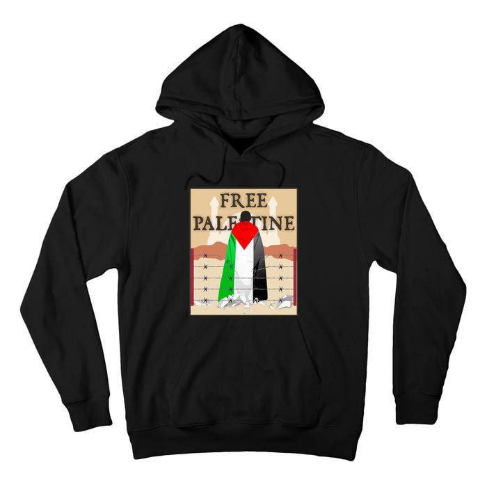 Free Palestine Tall Hoodie