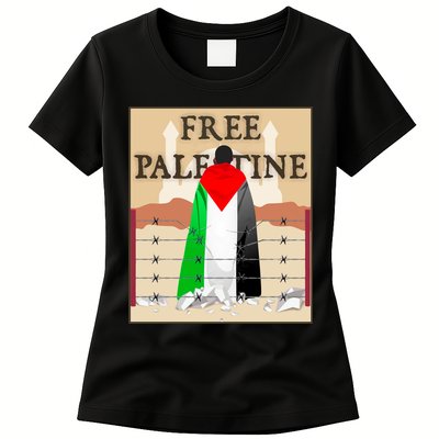 Free Palestine Womens T-Shirt