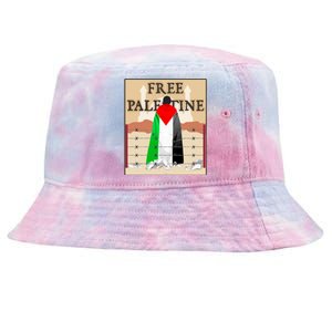 Free Palestine Tie-Dyed Bucket Hat