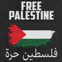 Free Palestine Arabic Distressed Painted Flag 11oz C Handle Ceramic Mug