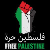 Free Palestine Arabic Support Palestine Gaza Jerusalem Zip Tote Bag