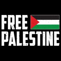 Free Palestine Flag Cooling Performance Crew T-Shirt