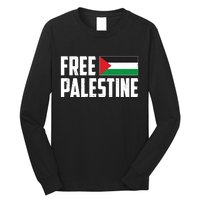 Free Palestine Flag Long Sleeve Shirt