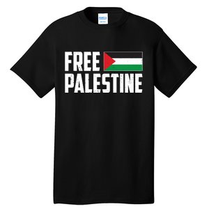 Free Palestine Flag Tall T-Shirt