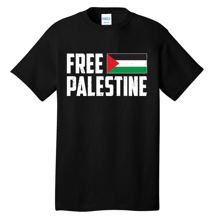 Free Palestine Flag Tall T-Shirt