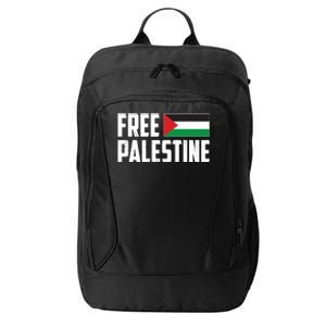 Free Palestine Flag City Backpack