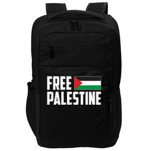 Free Palestine Flag Impact Tech Backpack