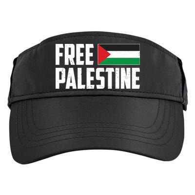 Free Palestine Flag Adult Drive Performance Visor