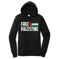 Free Palestine Flag Women's Pullover Hoodie