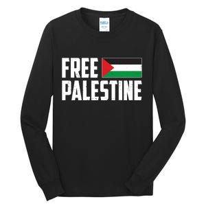 Free Palestine Flag Tall Long Sleeve T-Shirt