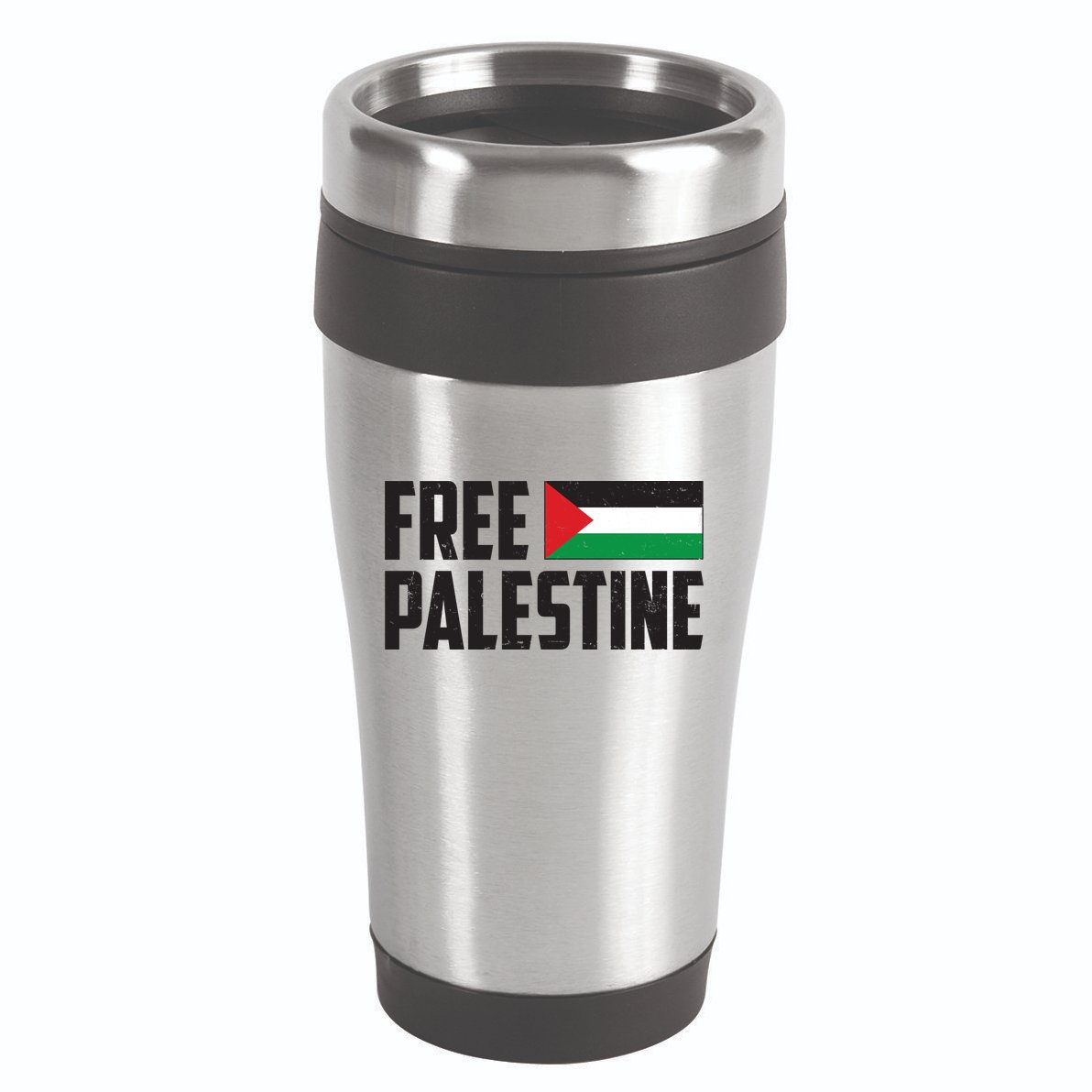 Free Palestine Flag 16oz Travel Tumbler