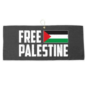 Free Palestine Flag Large Microfiber Waffle Golf Towel