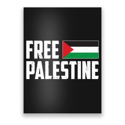 Free Palestine Flag Poster