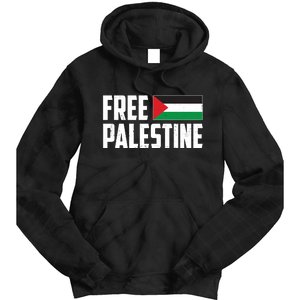 Free Palestine Flag Tie Dye Hoodie