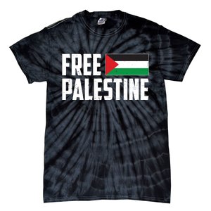 Free Palestine Flag Tie-Dye T-Shirt