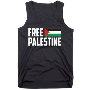 Free Palestine Flag Tank Top