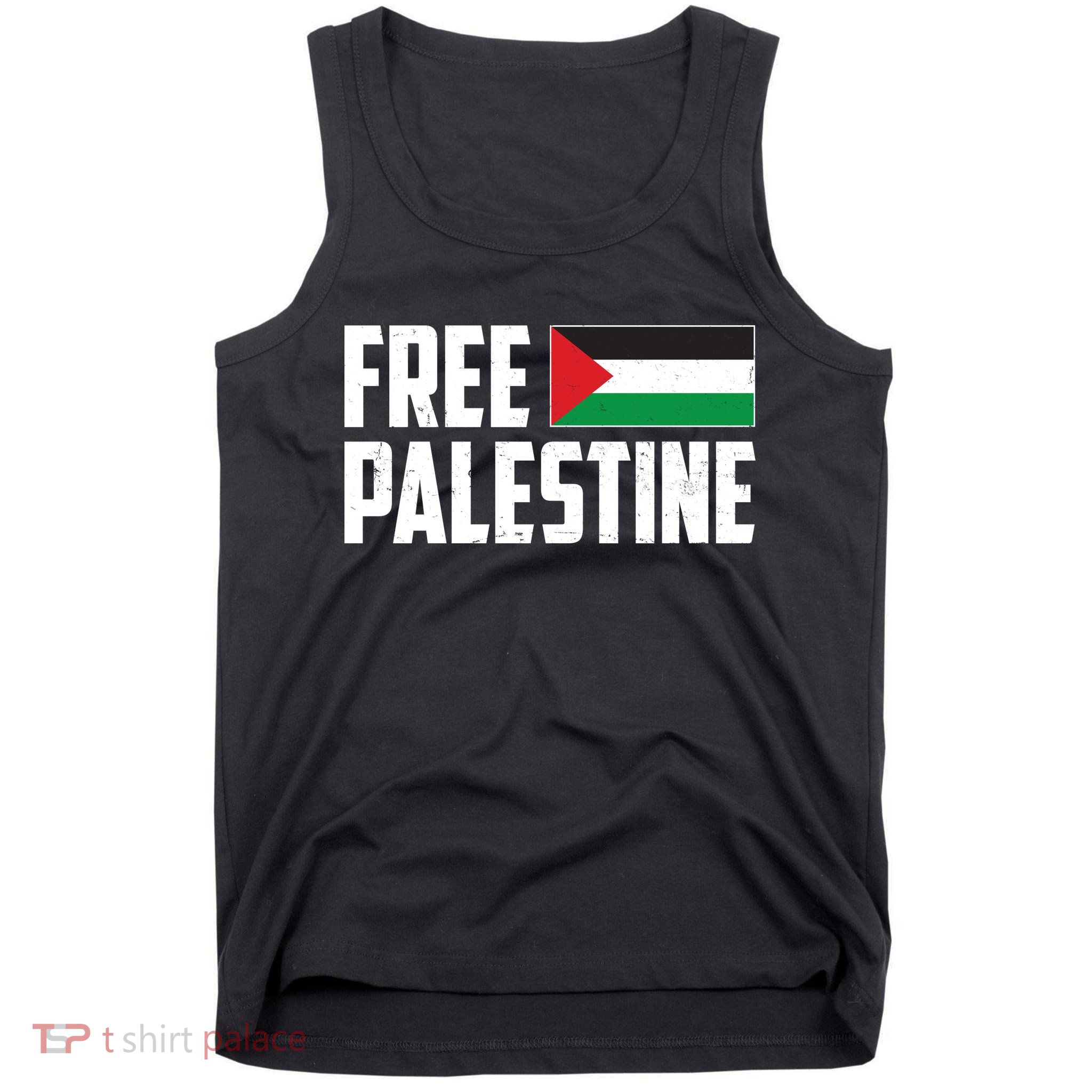 Free Palestine Flag Tank Top