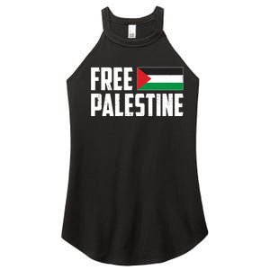 Free Palestine Flag Women's Perfect Tri Rocker Tank