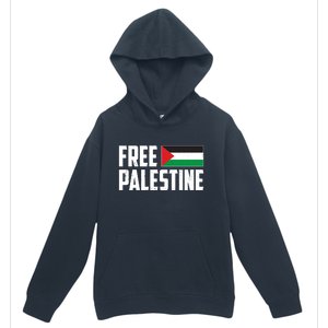 Free Palestine Flag Urban Pullover Hoodie