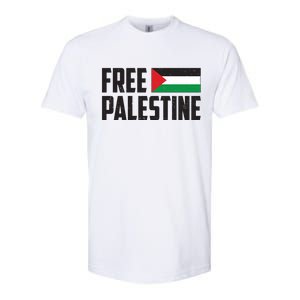 Free Palestine Flag Softstyle CVC T-Shirt