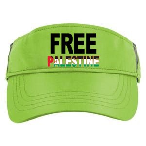 Free Palestine Flag Palestine Adult Drive Performance Visor