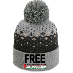 Free Palestine Flag Palestine The Baniff Cuffed Pom Beanie