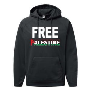 Free Palestine Flag Palestine Performance Fleece Hoodie