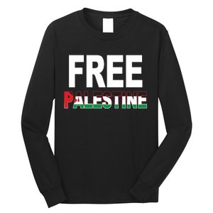 Free Palestine Flag Palestine Long Sleeve Shirt