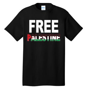 Free Palestine Flag Palestine Tall T-Shirt