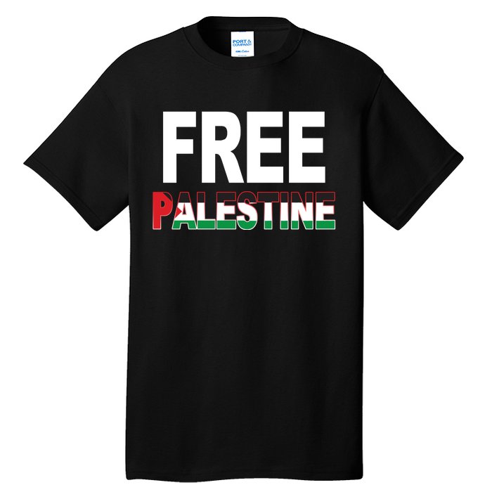 Free Palestine Flag Palestine Tall T-Shirt