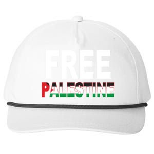 Free Palestine Flag Palestine Snapback Five-Panel Rope Hat