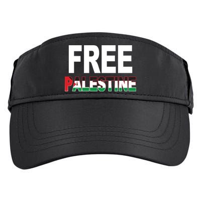 Free Palestine Flag Palestine Adult Drive Performance Visor