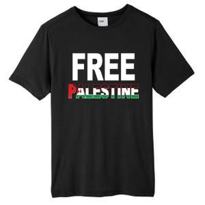 Free Palestine Flag Palestine Tall Fusion ChromaSoft Performance T-Shirt