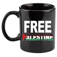 Free Palestine Flag Palestine 11oz C Handle Ceramic Mug
