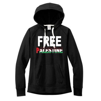 Free Palestine Flag Palestine Women's Fleece Hoodie