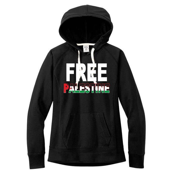 Free Palestine Flag Palestine Women's Fleece Hoodie