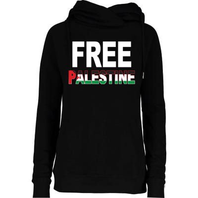 Free Palestine Flag Palestine Womens Funnel Neck Pullover Hood