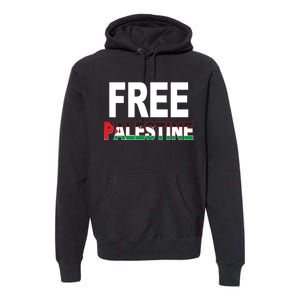 Free Palestine Flag Palestine Premium Hoodie