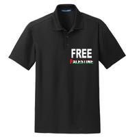 Free Palestine Flag Palestine Dry Zone Grid Polo