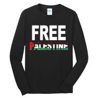 Free Palestine Flag Palestine Tall Long Sleeve T-Shirt