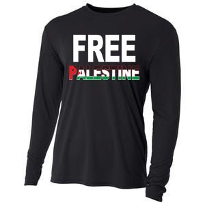 Free Palestine Flag Palestine Cooling Performance Long Sleeve Crew