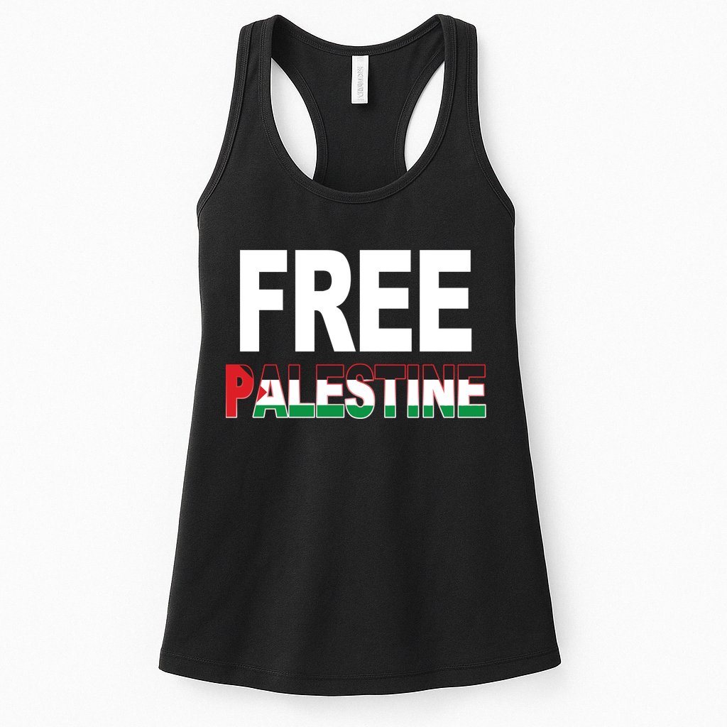 Free Palestine Flag Palestine Womens Tank Top