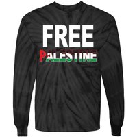 Free Palestine Flag Palestine Tie-Dye Long Sleeve Shirt