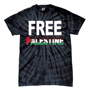 Free Palestine Flag Palestine Tie-Dye T-Shirt