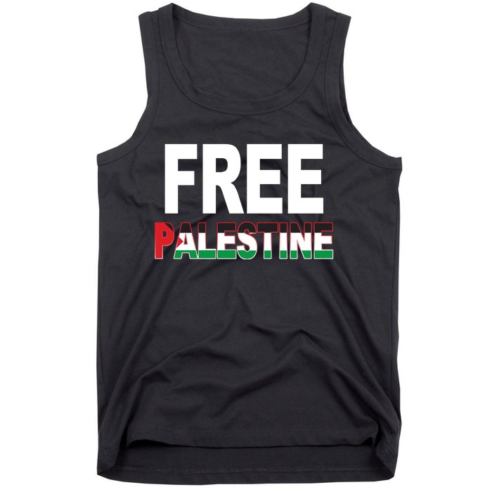 Free Palestine Flag Palestine Tank Top