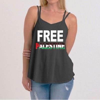 Free Palestine Flag Palestine Women's Strappy Tank