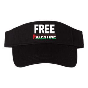 Free Palestine Flag Palestine Valucap Bio-Washed Visor