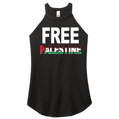 Free Palestine Flag Palestine Women's Perfect Tri Rocker Tank